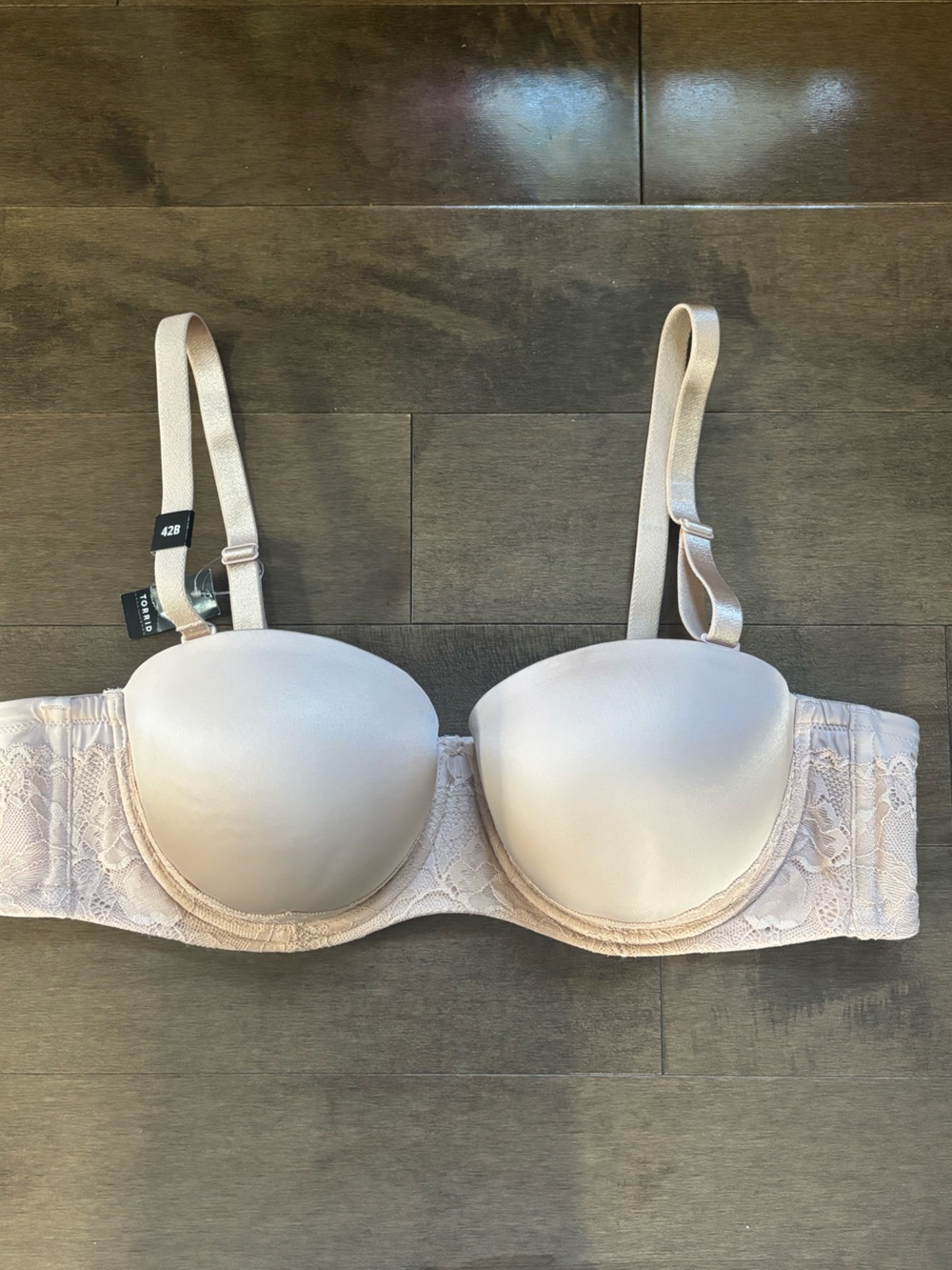 Torrid Strapless Push-Up Smooth Bra